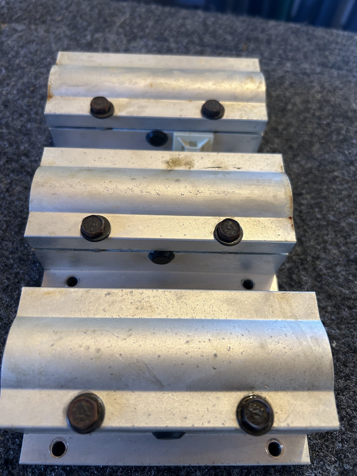 Lot of 3 Used Thomson TWN-10-ADJ Super Twin Pillow Block Linear Bearings