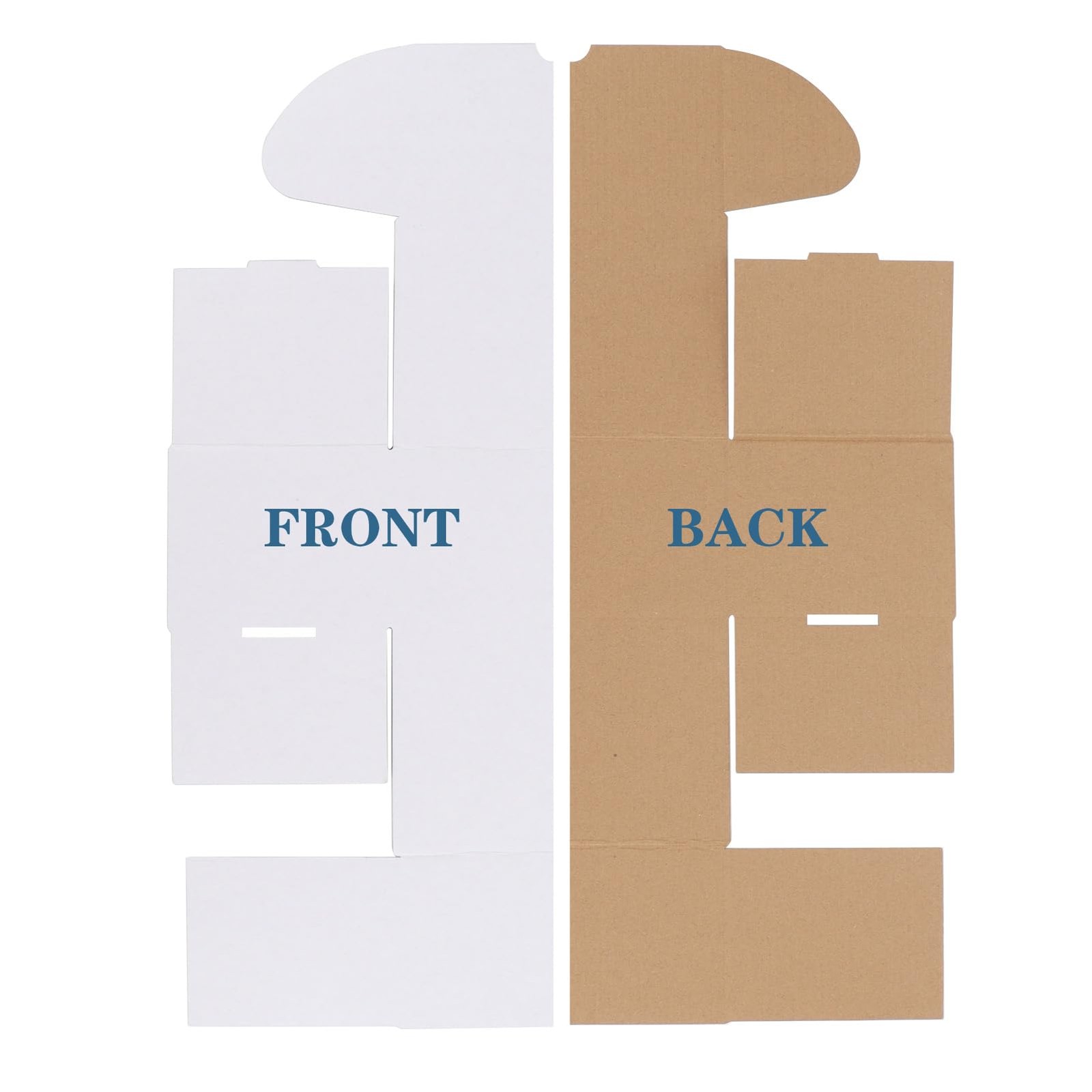 4x3x2 White Shipping Boxes Set of 50, Corrugated Cardboard Mailer Boxes for P…