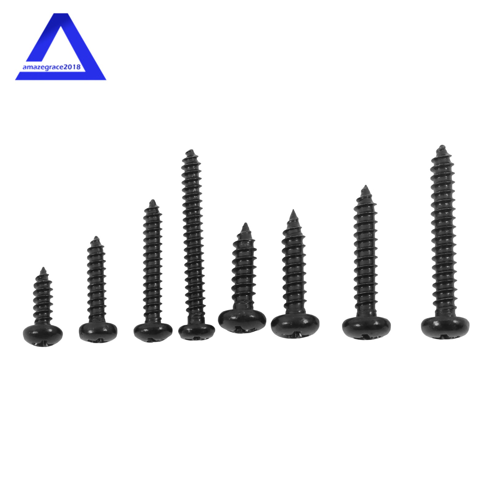550Pcs 304 Stainless steel wood screws raised-head #4 #6 #8 #10 #12 With Box
