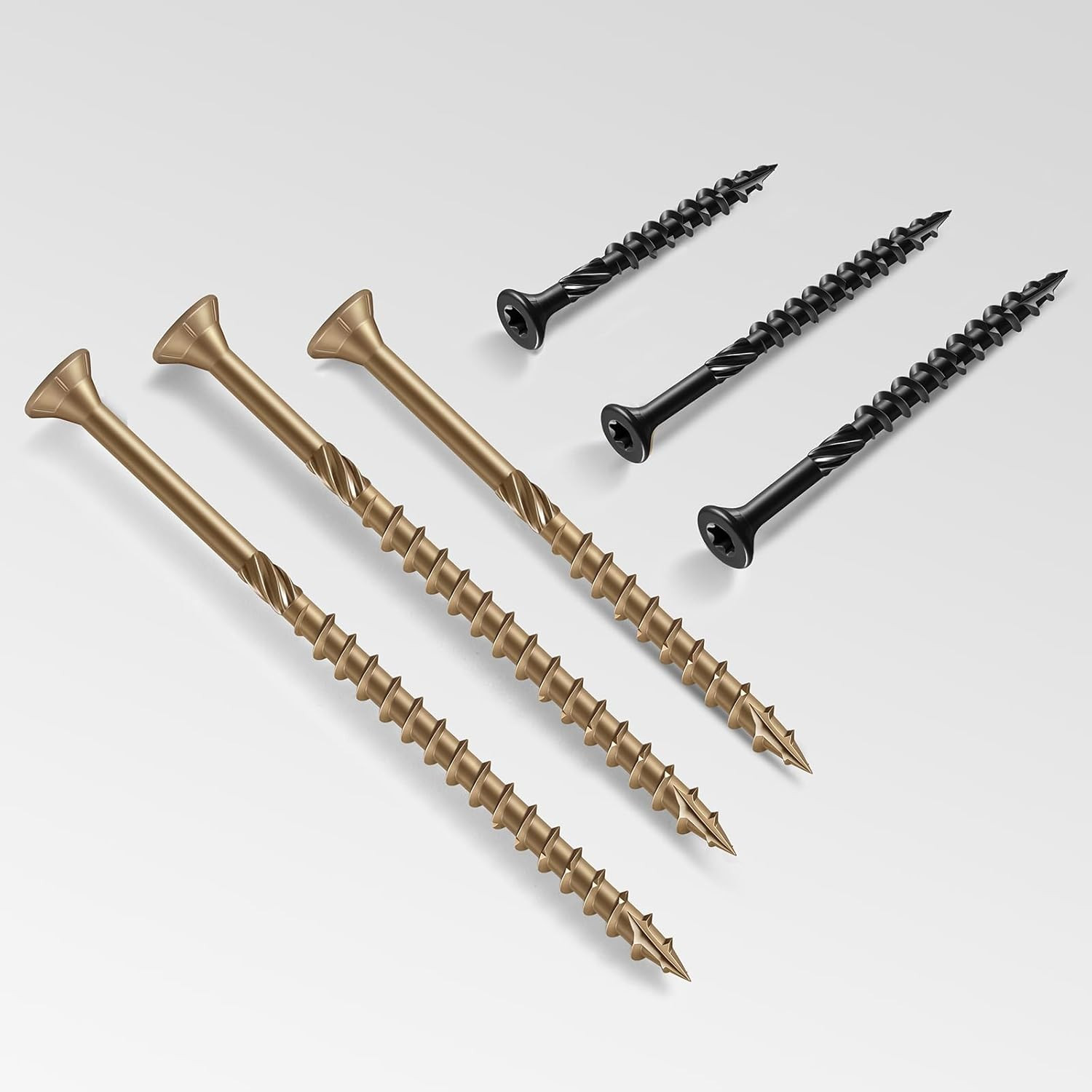 #10 Deck Screws 3-1/2 Inch Exterior Decking Wood Screws Heavy-Duty Outdoor Torx