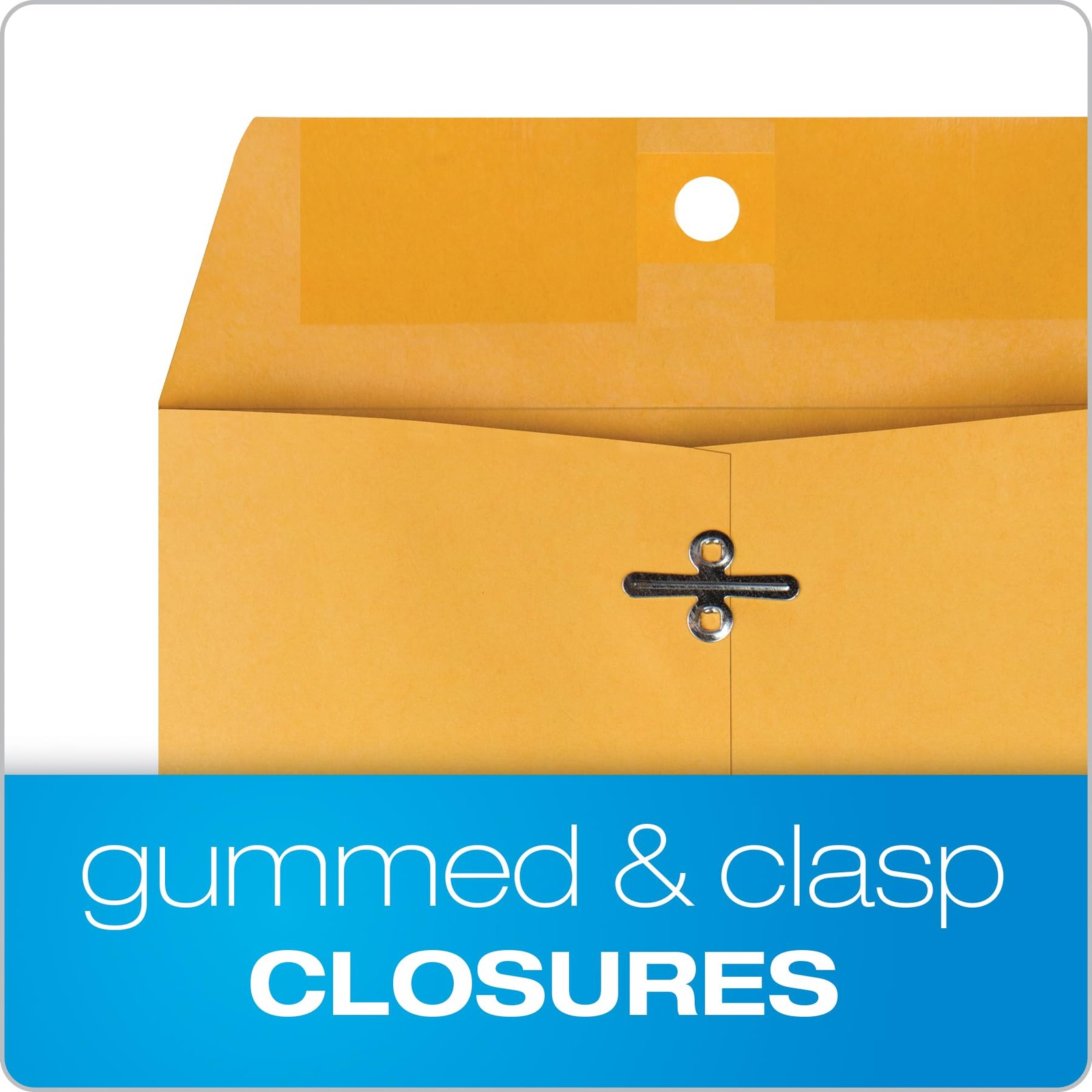 Quality Park 6 x 9 Clasp Envelopes, and Gummed 6 x 9 Inches, Kraft