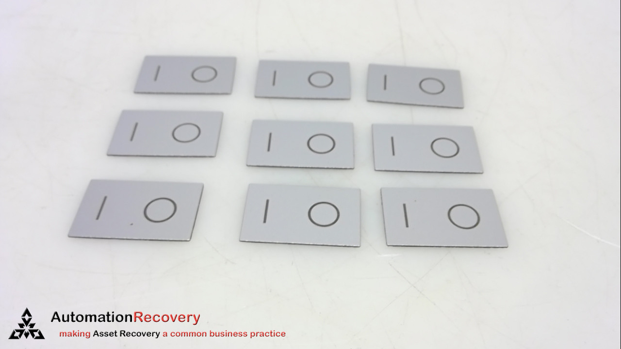 SIEMENS 3SB1904-2MF LABELING PLATE FOR LABEL HOLDER, NEW* #251602
