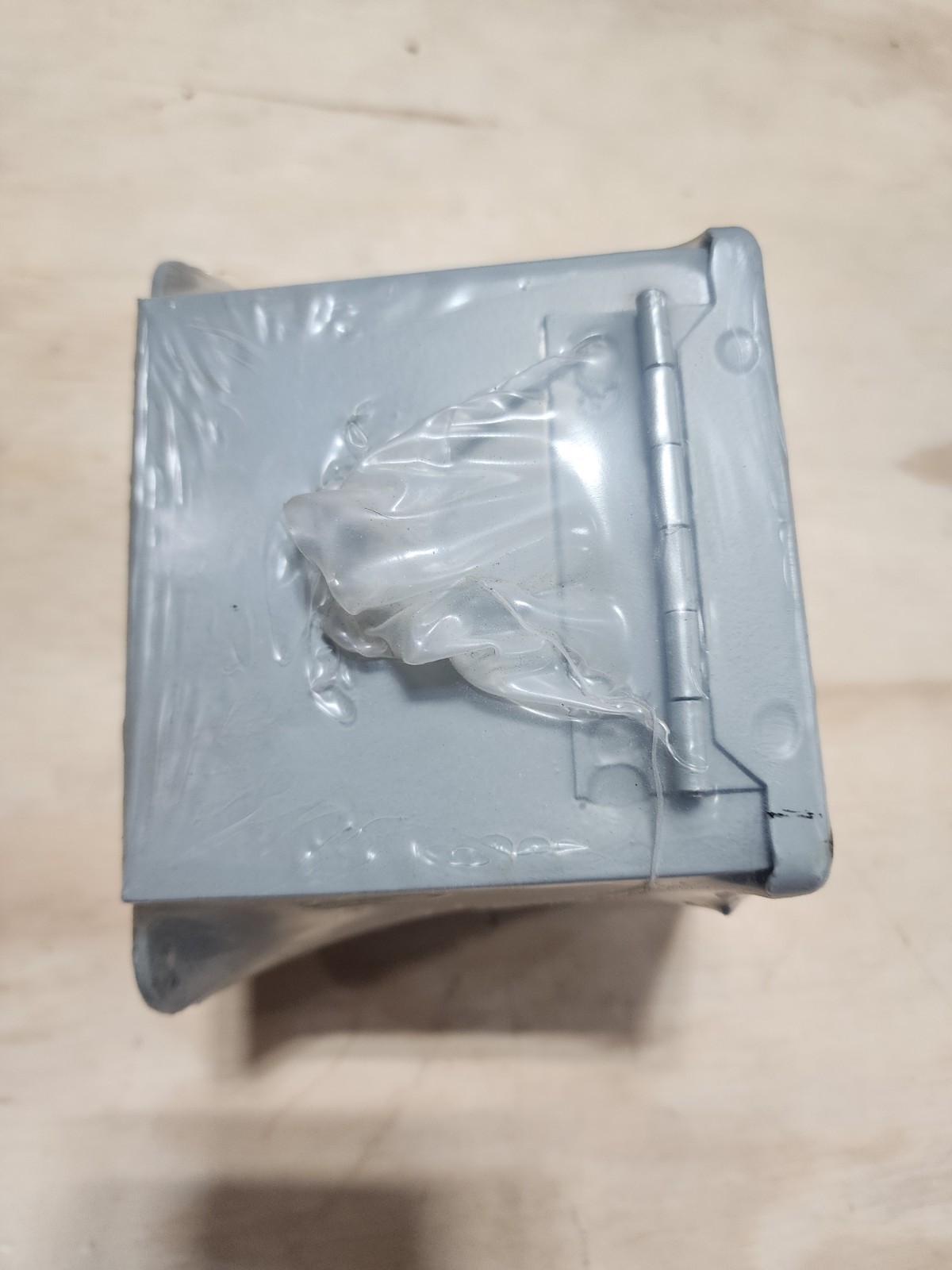 Hoffman A4044CH JIC BOX 4in x 4in Gray Steel New Old Stock