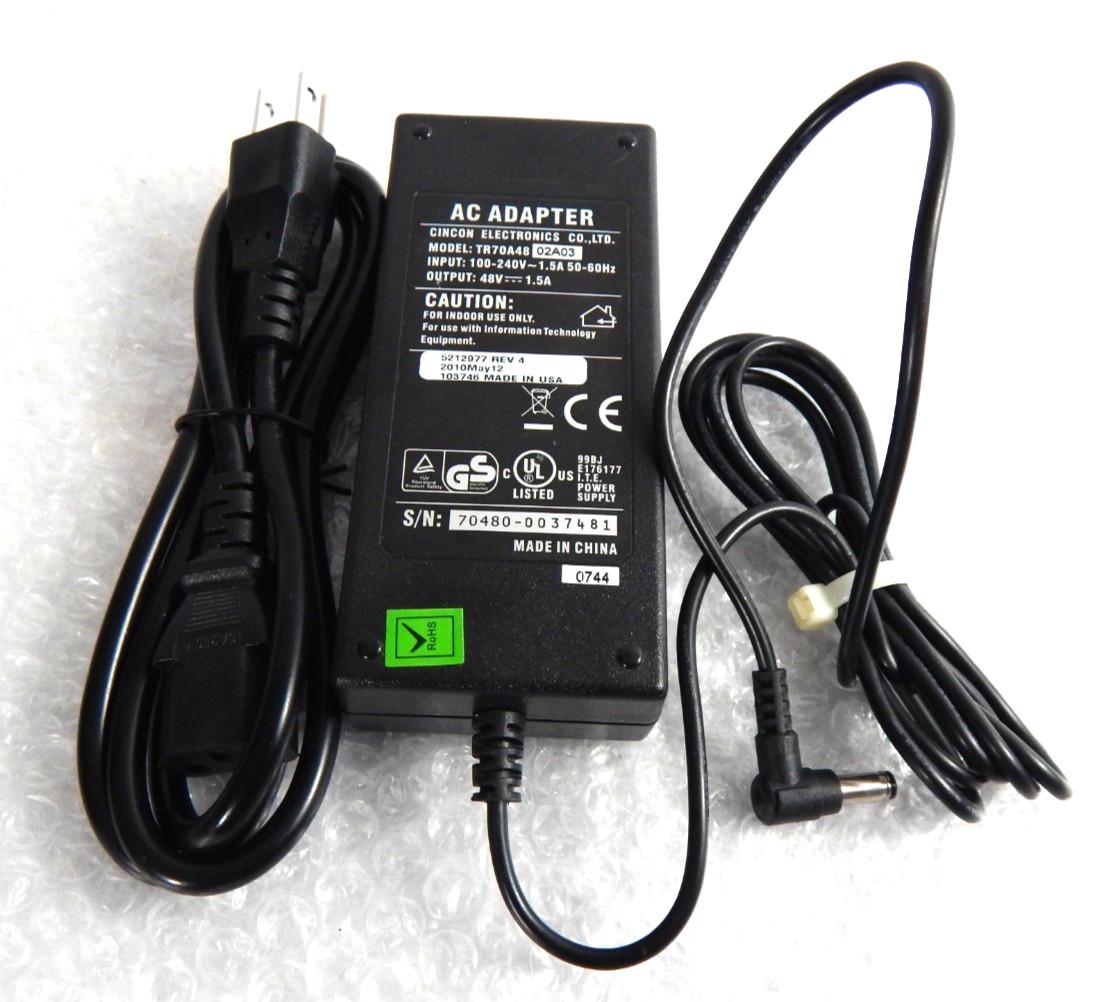 CINCON ELECTRONICS TR70A48-02A03 AC ADAPTER
