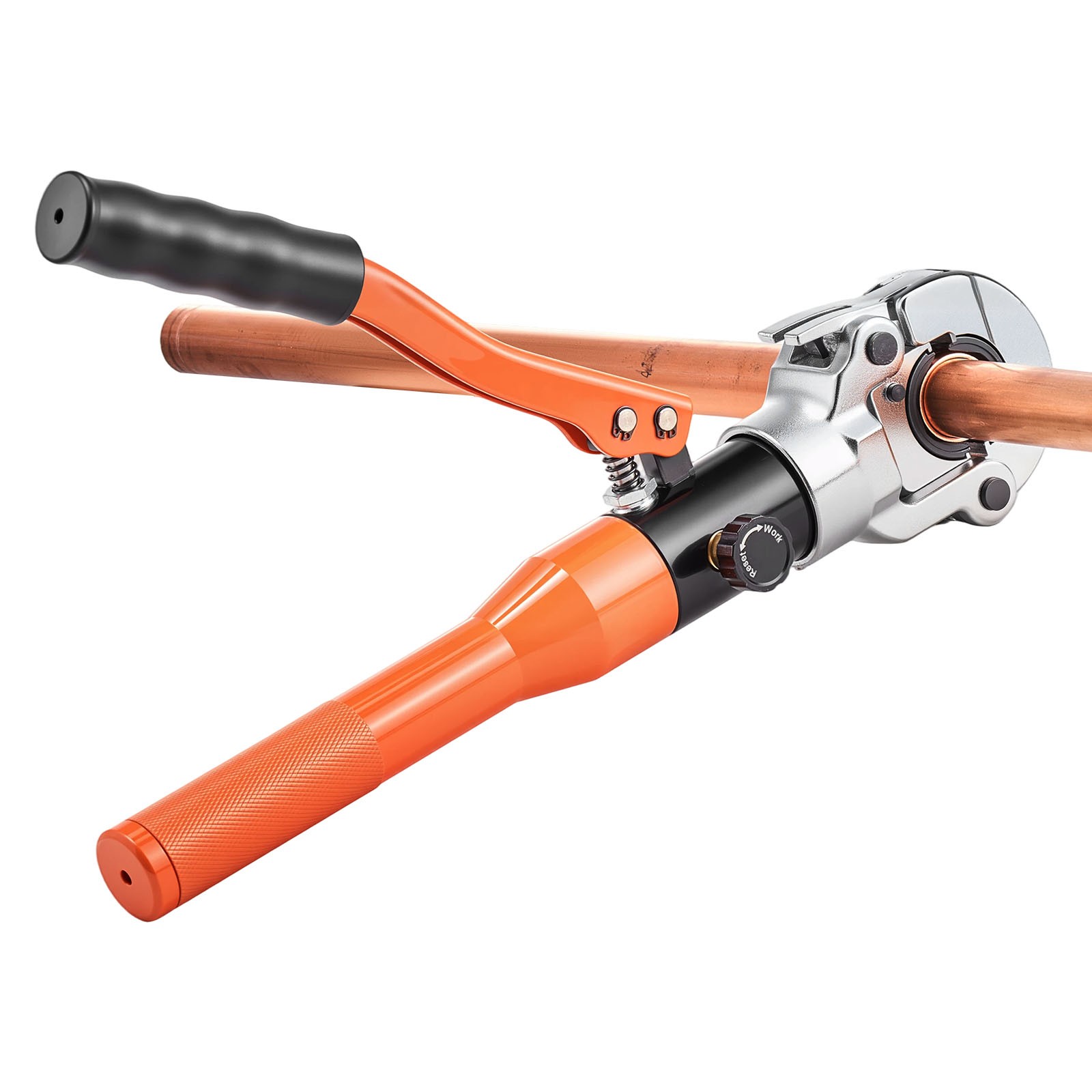 VEVOR Copper Pipe Crimping Tool Hydraulic Driven Pro Press Tool with 8 Jaws