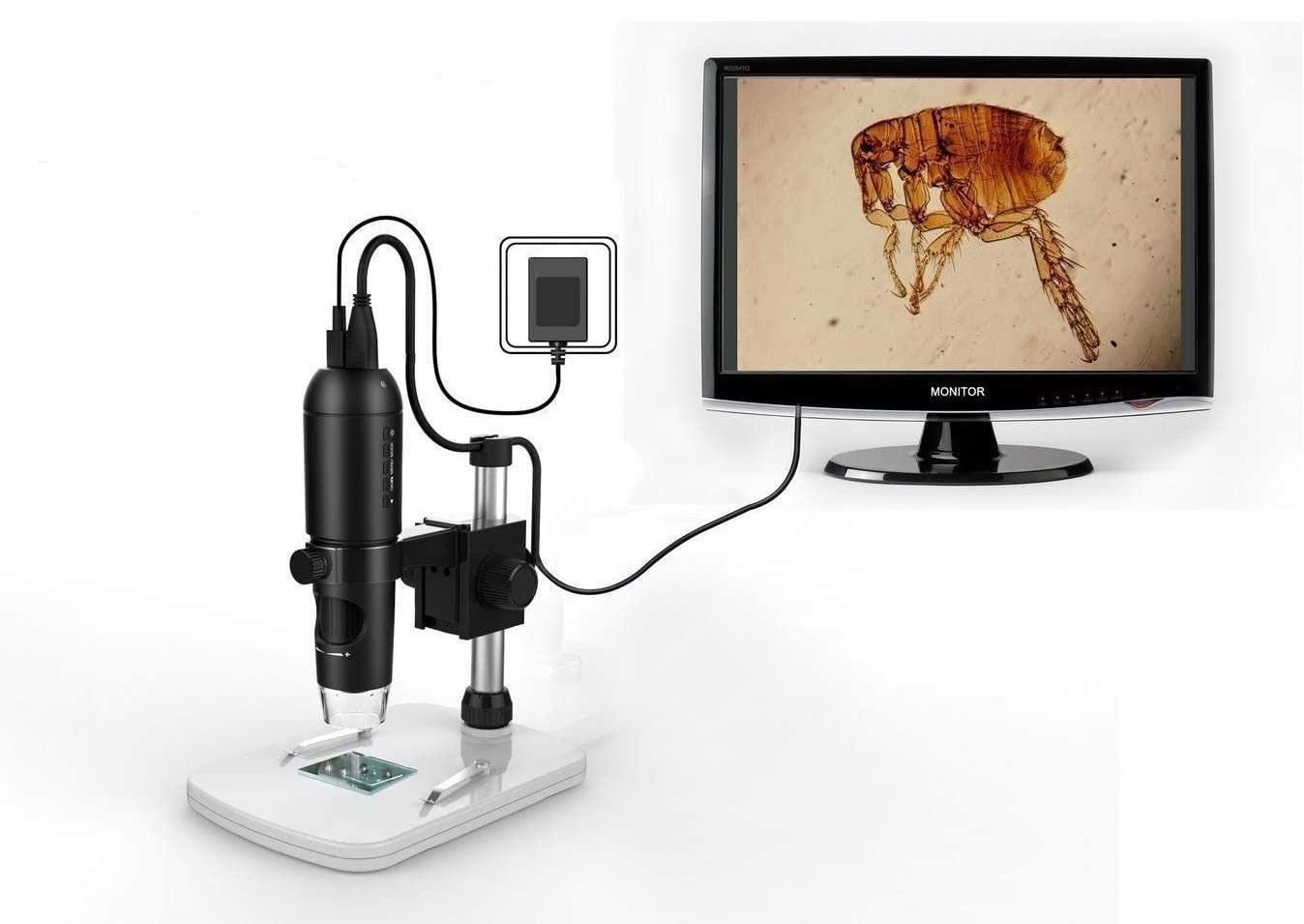 Digital Microscope 1080P HDMI 10x-250x Magnification – Photo Capture for PCB