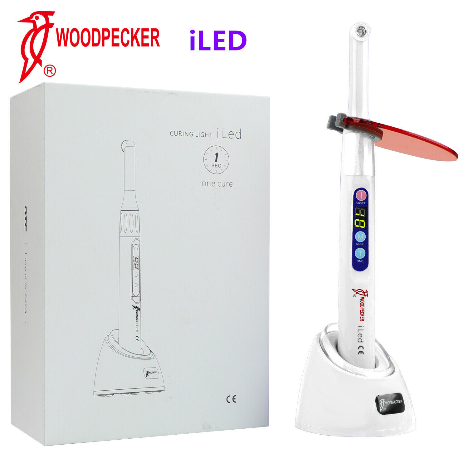 Original Woodpecke Dental iLED iLED iLED Max Curing Light 1 Second Cure Lamp