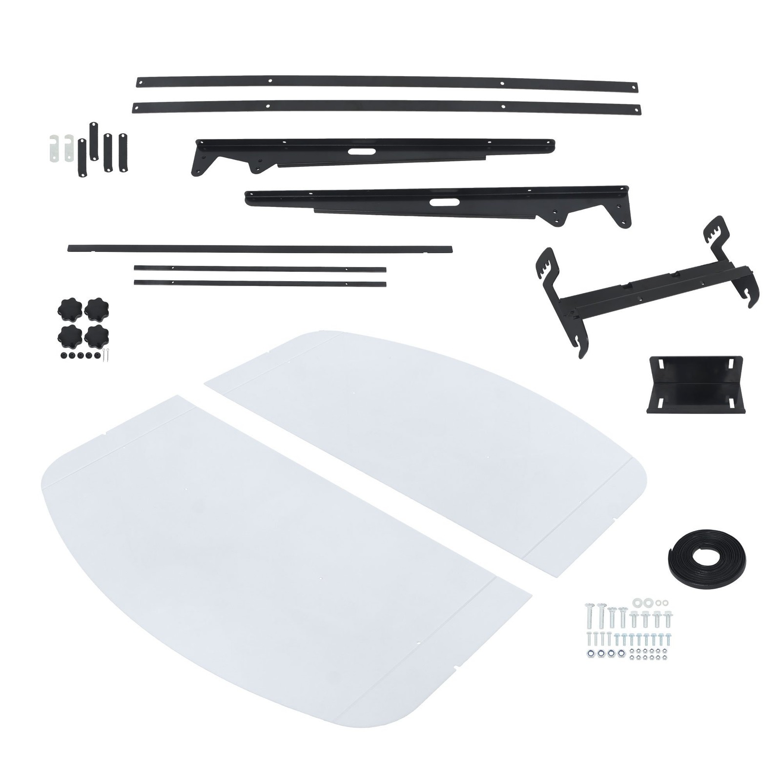 For ROPS 52″ X 52″ White Tuff Top Tractor & Mower Canopy 2″ x 2″ or 2″ x 3″