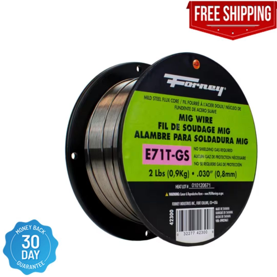 Forney 0.030 In. Dia Flux Core Mild Steel MIG Wire 2 Lb. Spool