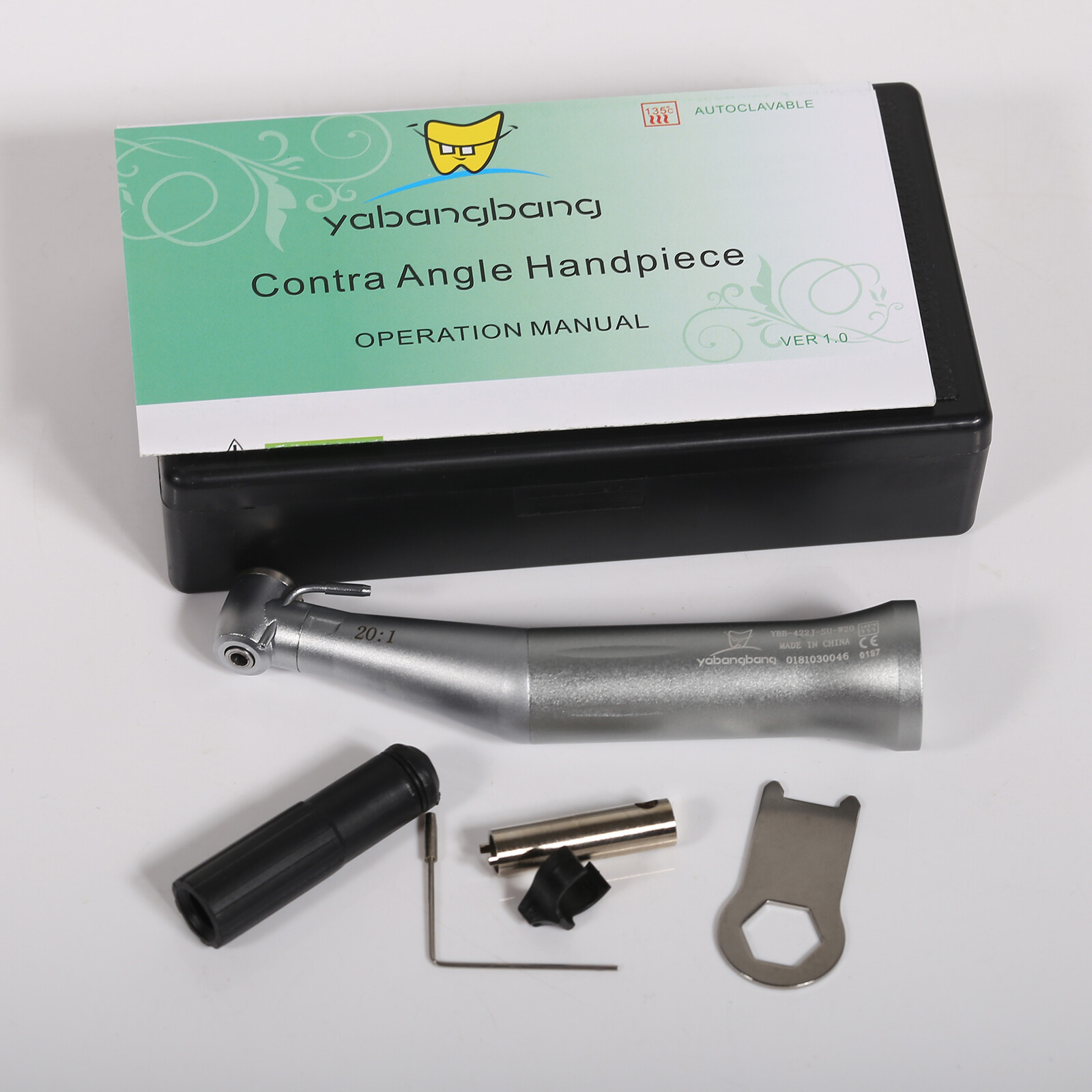 NSK MAX SG20 Dental 20:1 Reduction Implant Surgical Contra Angle Handpiece Push