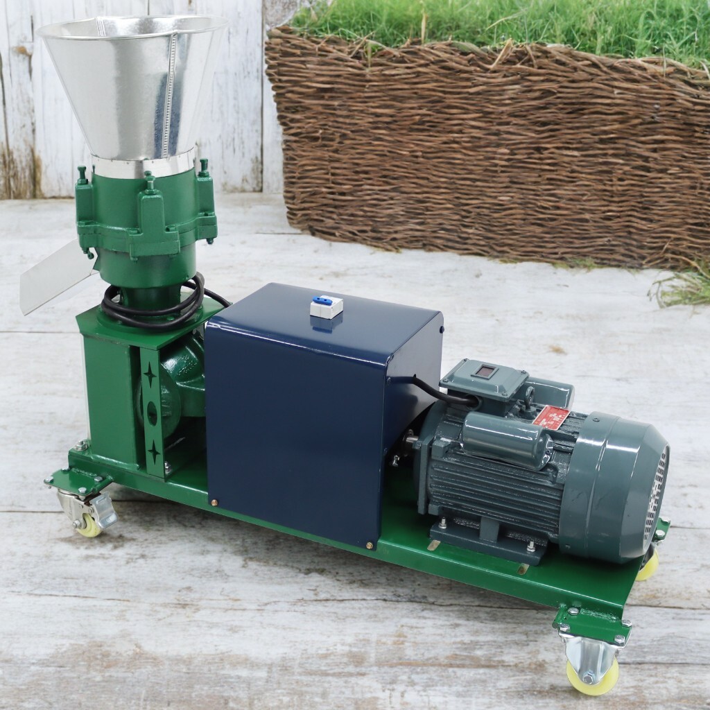 4 Rollers Farm Animal Feed Pellet Mill Machine Body No Plate Just Body 220 4.5KW