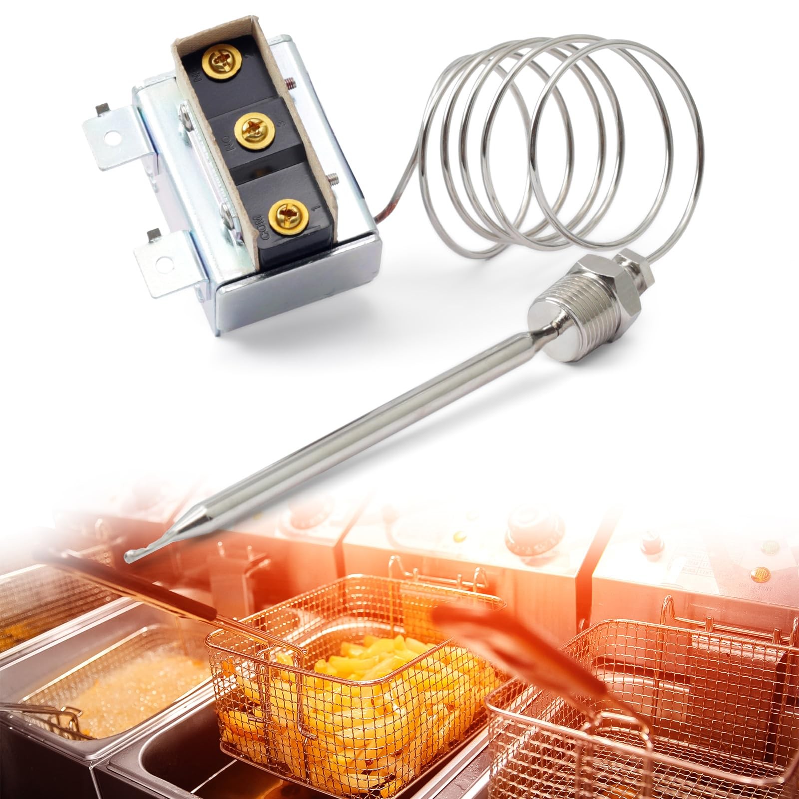 1177 High Limit Fryer Switch LCCM2003000 for ATOSA 301030005 Gas Fryer Hi Lim…