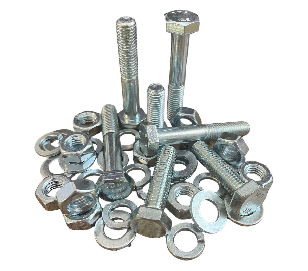 1,260 piece Metric Class 10.9 Nut Bolt & Washer Assortment (Hardware Only)