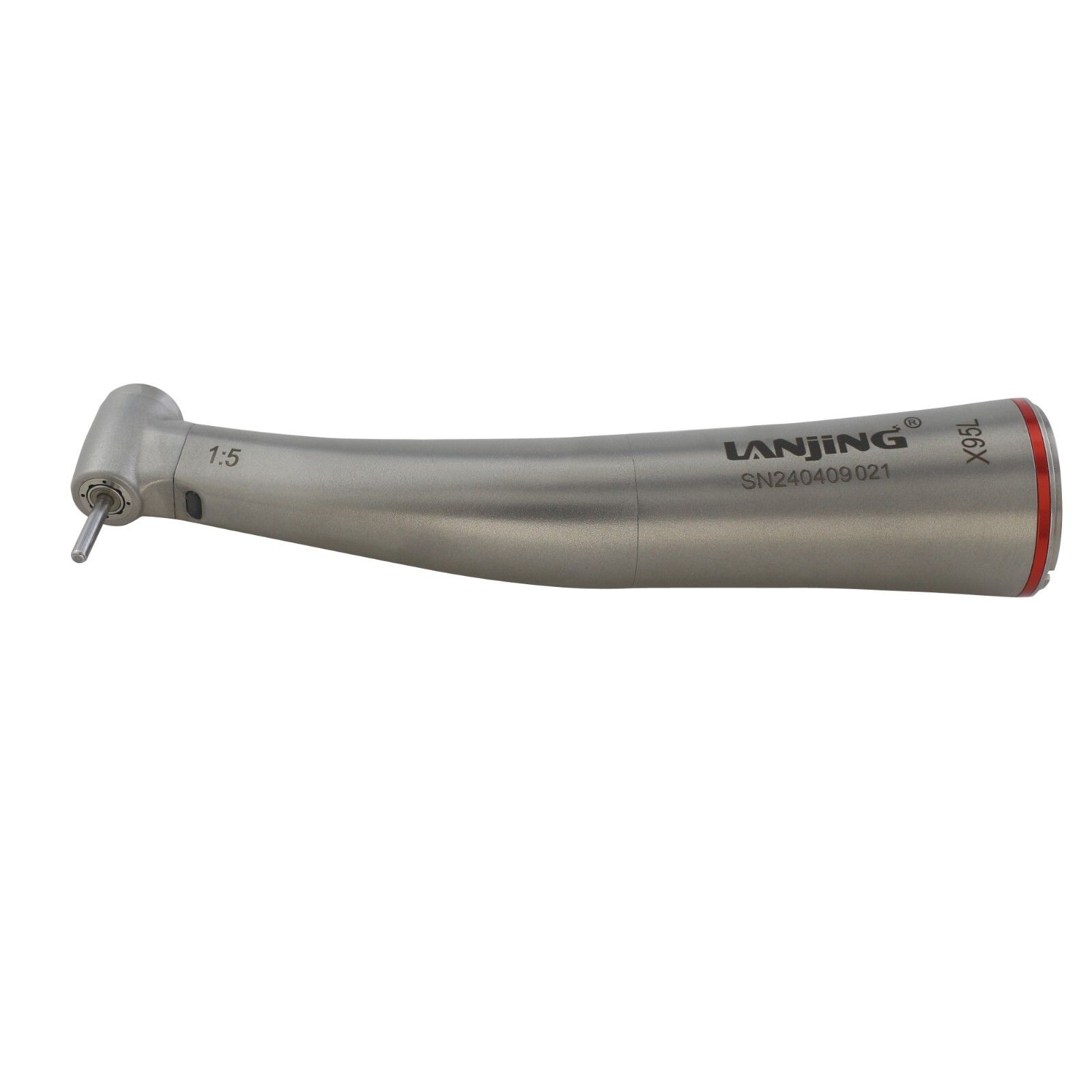 Dental LED 1:1 1:5 Contra Angle Straight Electric Handpiece 45° Surgical NSK Ti