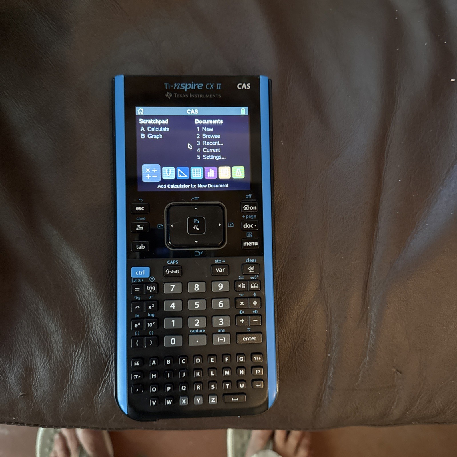 Texas Instruments Nspire CX II CAS Graphing Calculator – Black: 64MB Storage,