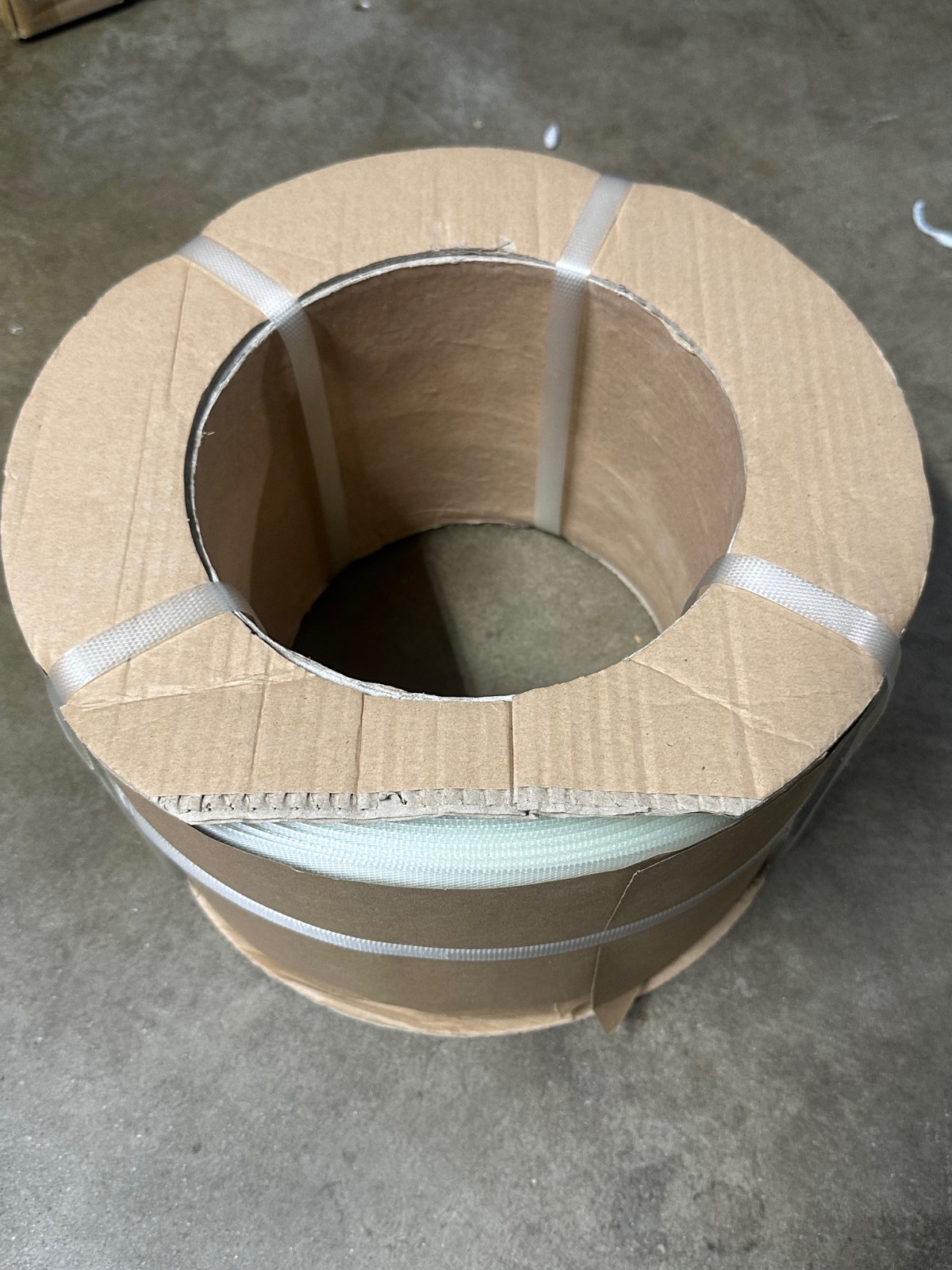 1/2″ x 9000′ 8 x 8″ Core Polypropylene Strapping Single Roll PP