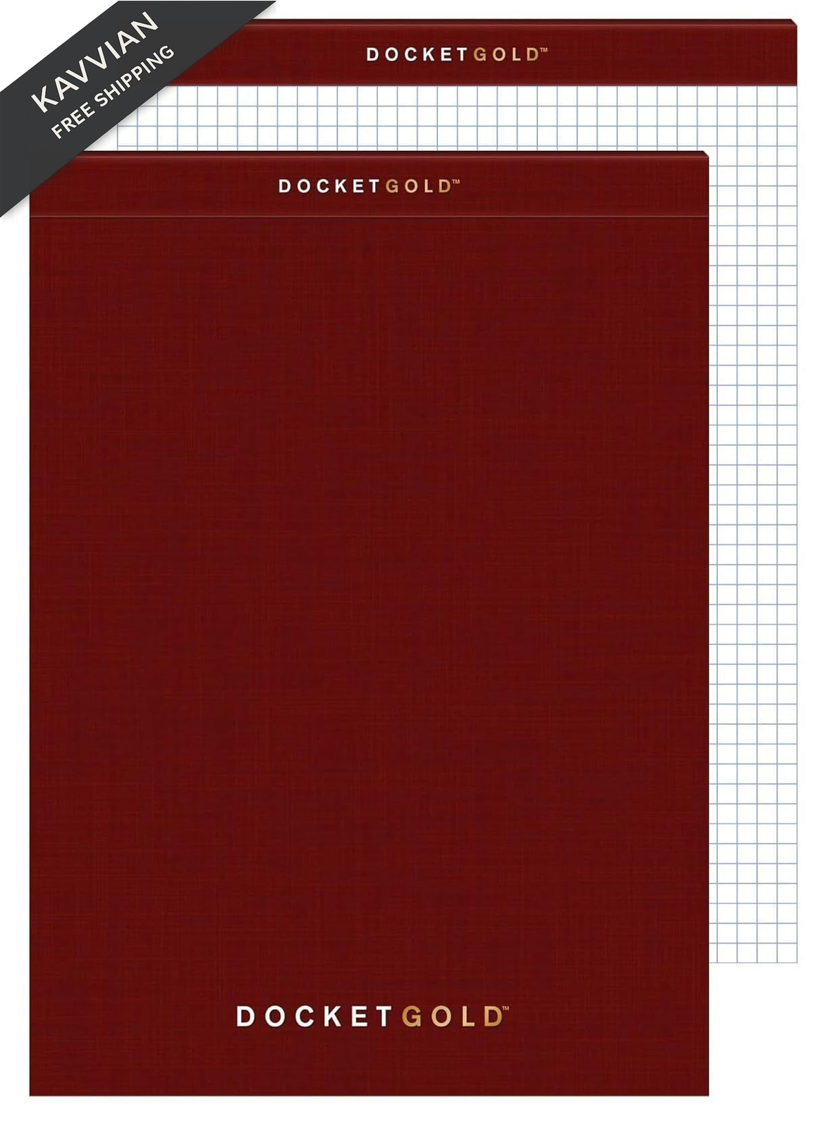 Tops Docket Gold – 1 Pad – Premium Weight Graph Paper, 8.5″ x True, White