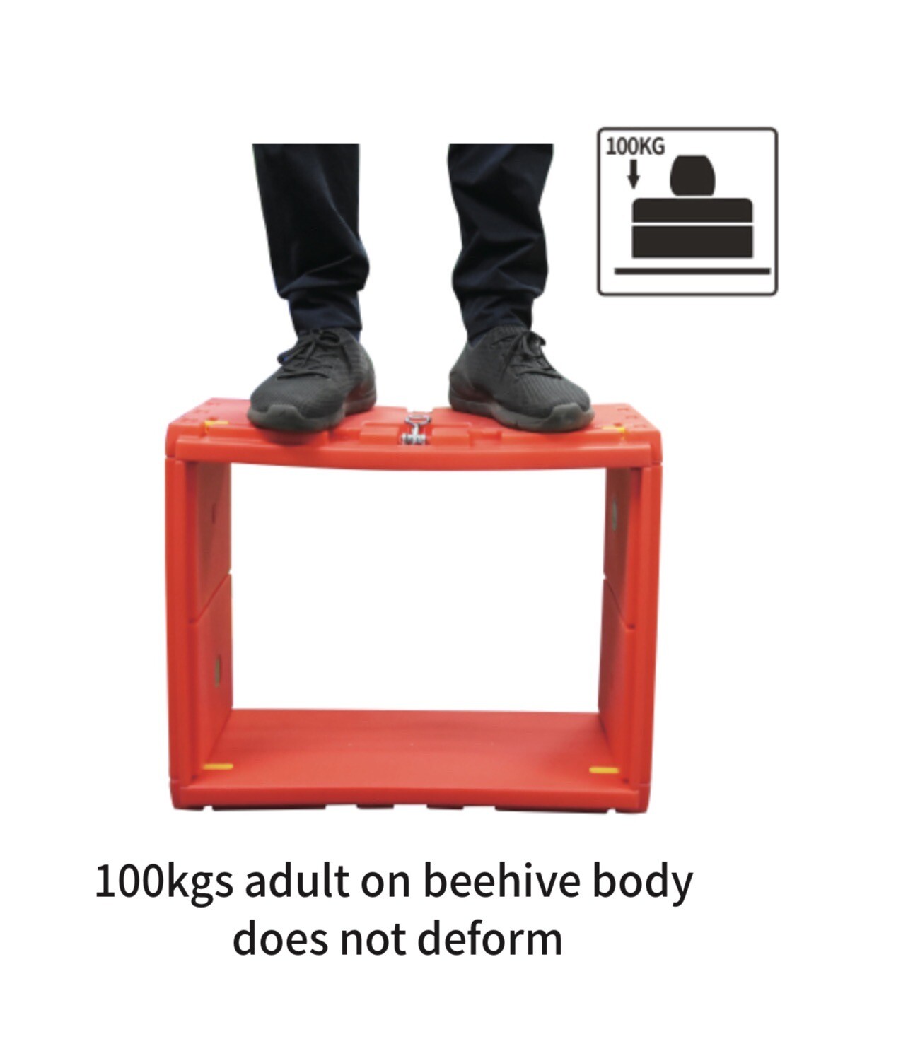 BeeHive Plastic Langstroth Size ,3 layers INSULATED Plastic Beehive (OPEN BOX)