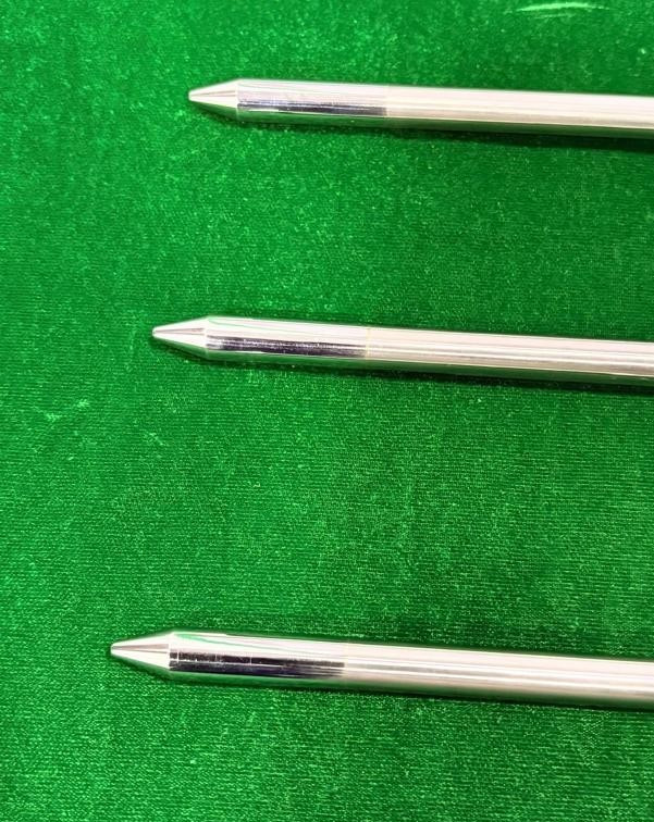 3pc Laparoscopic Hassan Trocar with Cannula 10mmx195mm Reusable Instruments