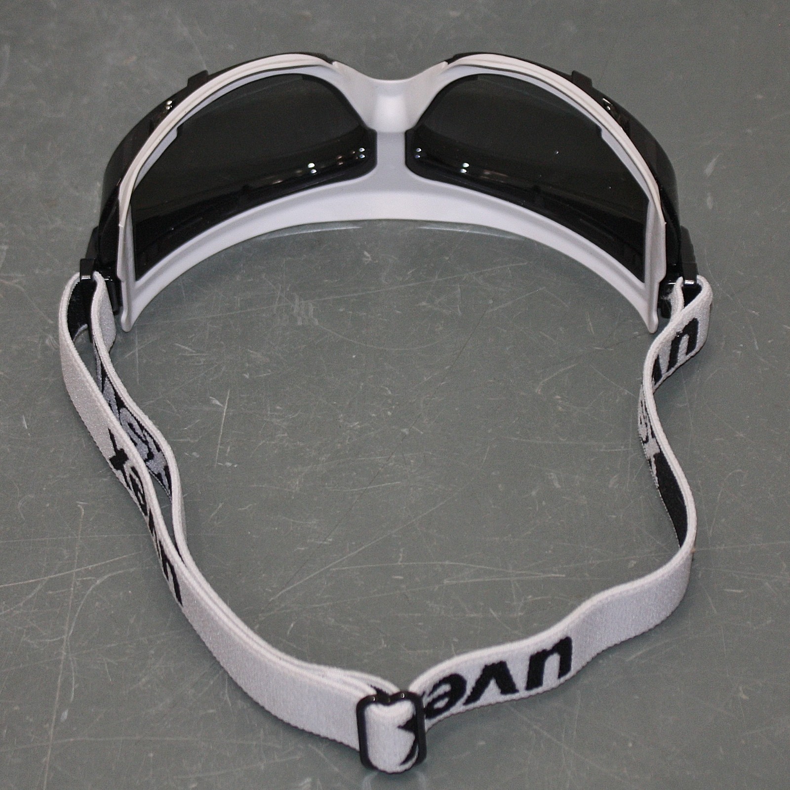 (10) Uvex Safety Goggles S1651DF, Anti-Fog, Non-Vented, Elastic, Polycarbonate
