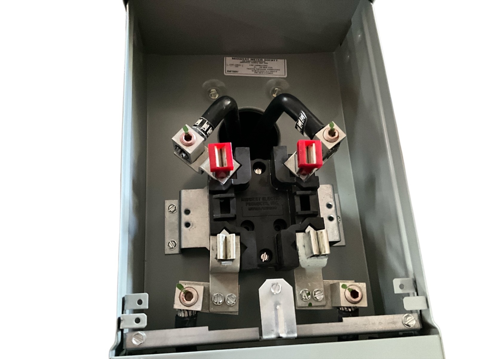 Midwest Electric Products M282C1P6H 200 Amp Metered 9’ Head/post