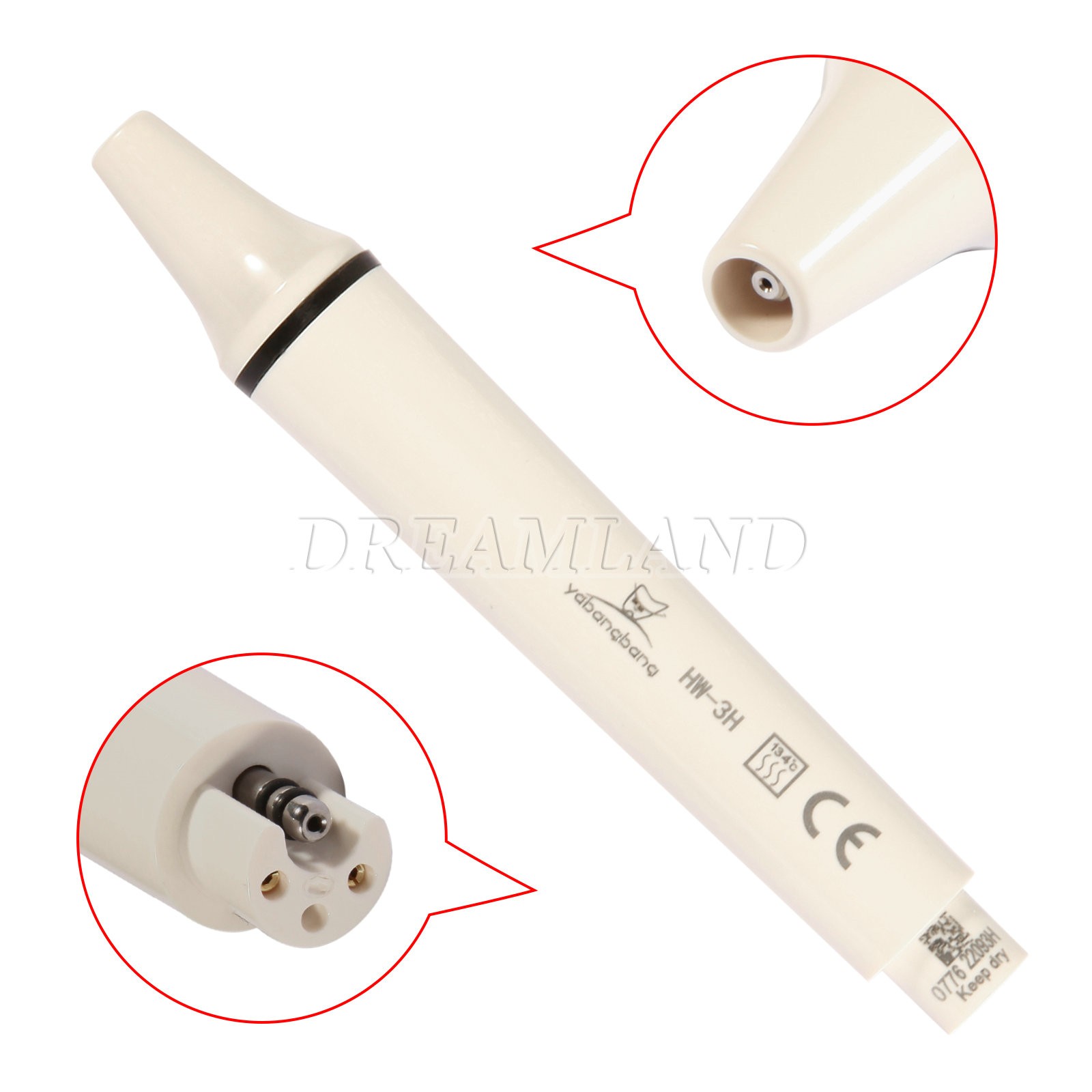 Ultrasonic Piezo Scaler Handpiece HW-3H HW-5L LED Fit EMS DTE SATELEC Woodpecker