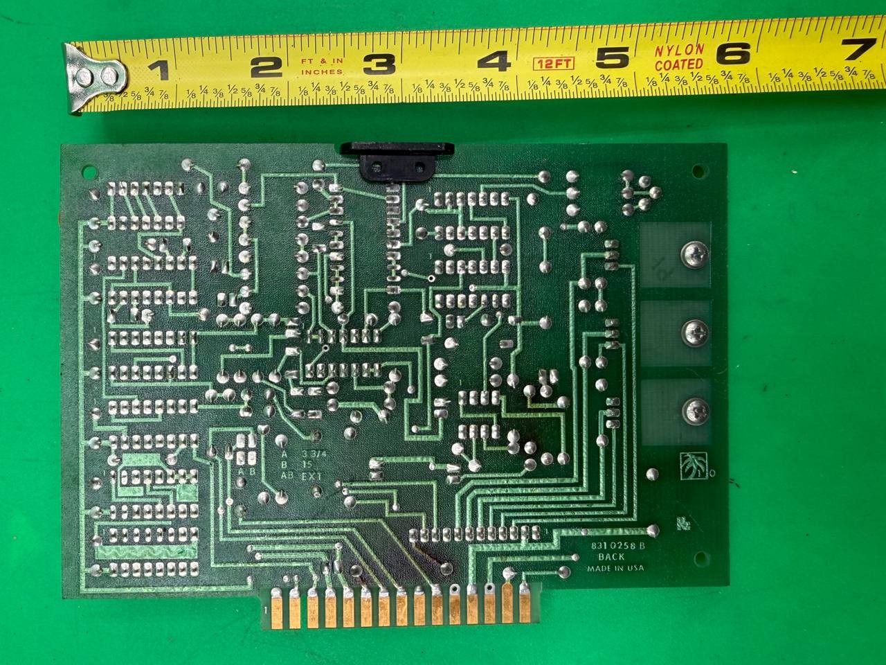 Vintage Electronic Circuit Board PCB 8310258B Made in USA RE