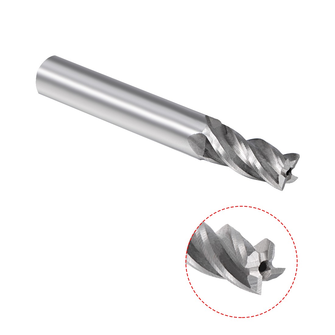 HSS-AL 4 Flute Straight End Mill Cutter CNC Router Bits 9 x 10 x 22mm