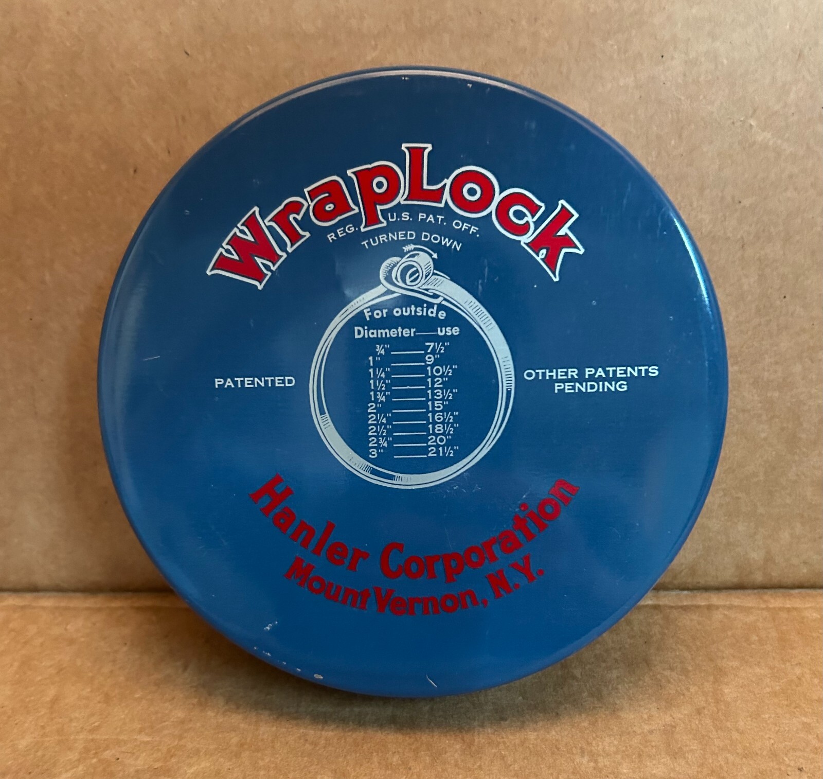 NEW Hanler WrapLock Clamp Banding Galvanized Steel GS10012 1/2″ x 100′ Vintage