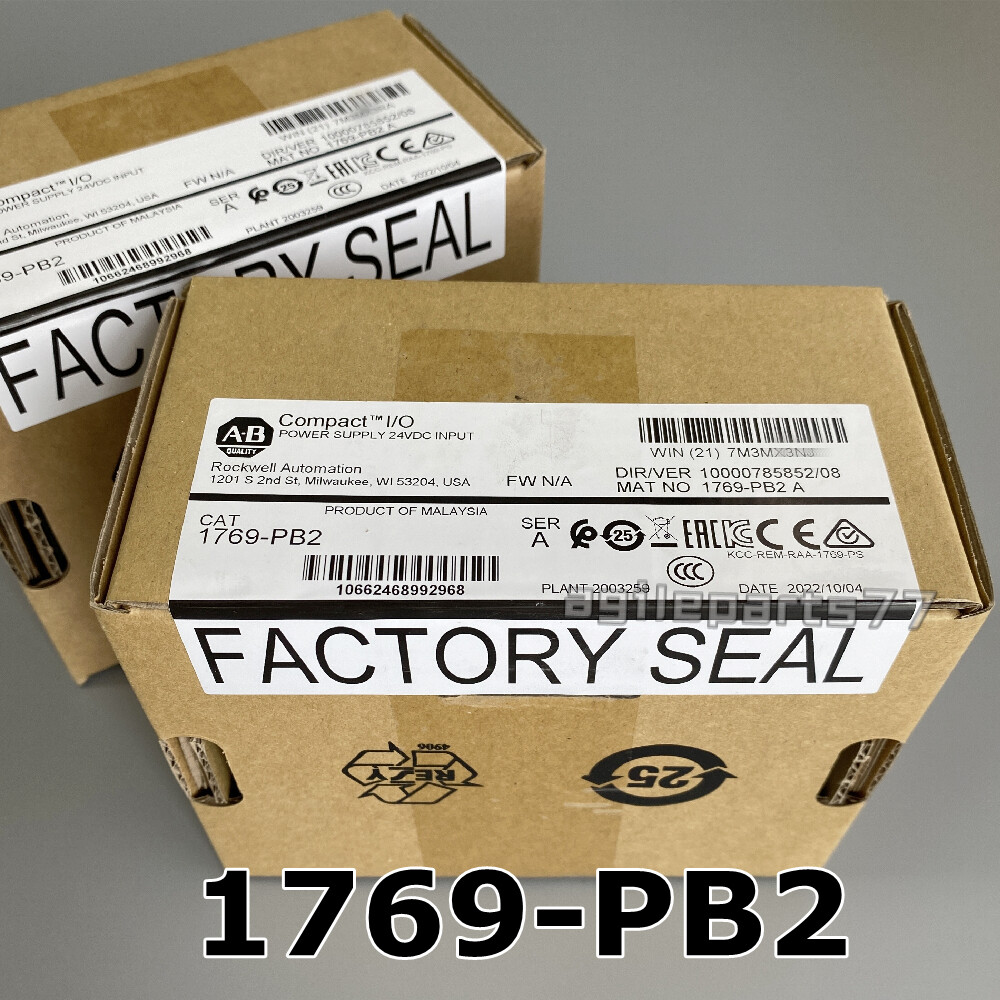Allen-Bradley 1769-PB2 CompactLogix DC 2A/0.8A Power Supply 1769PB2 New Sealed