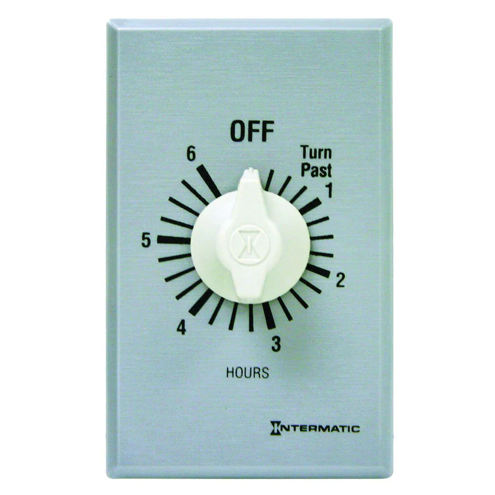 Intermatic FF6H 6Hr Timer Springwound Commercial Auto-Off 120V 15A