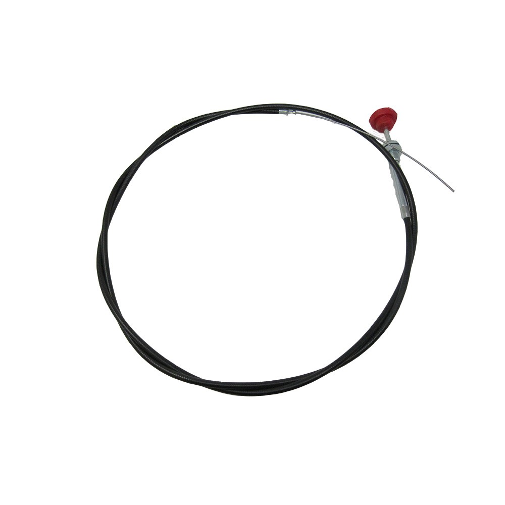 Stop / Choke Cable – 72″ Red Knob w/ White Letters – Universal Fit for Tractors