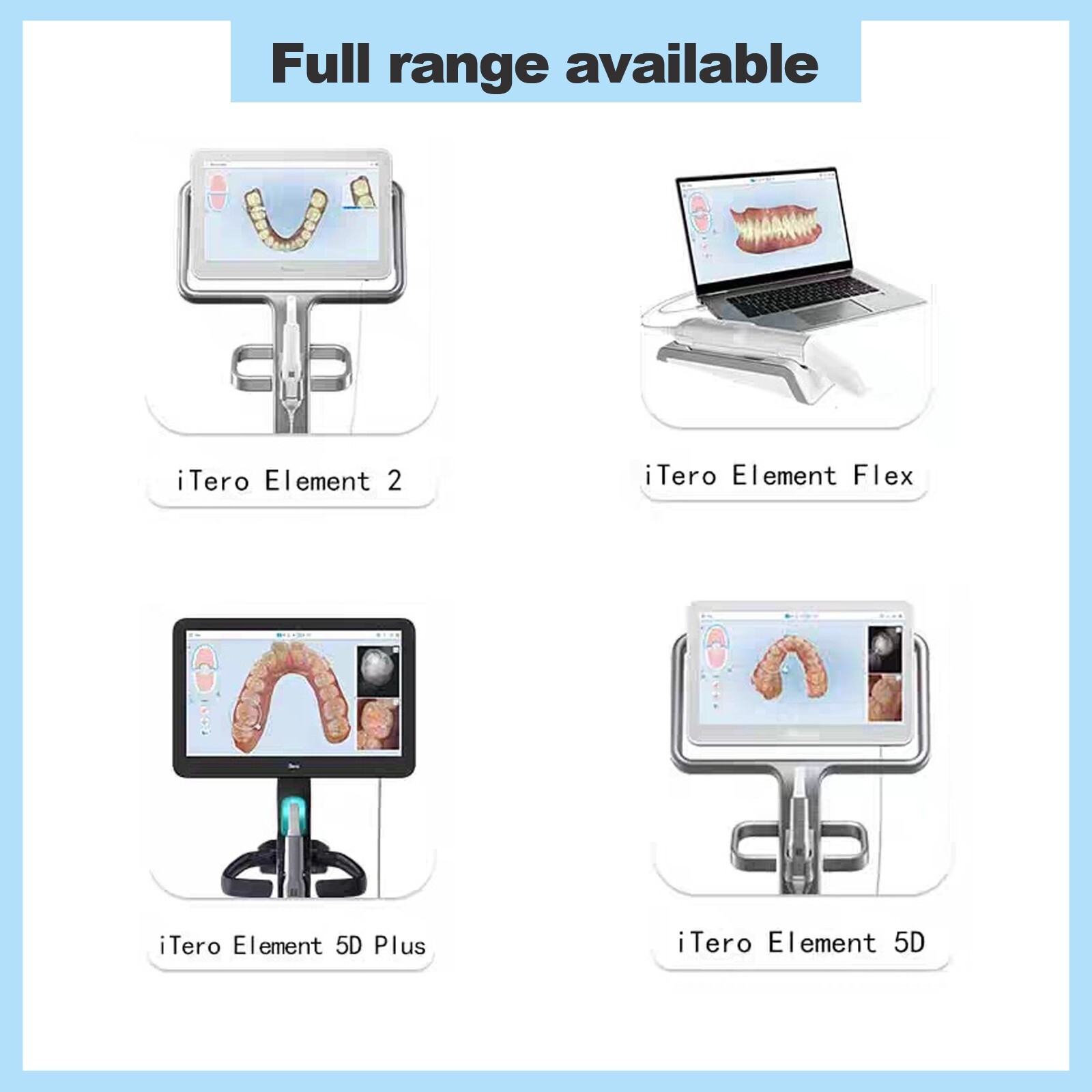 50Pcs Dental Scanner Intraoral Sleeves Disposable Protective Cover for iTero