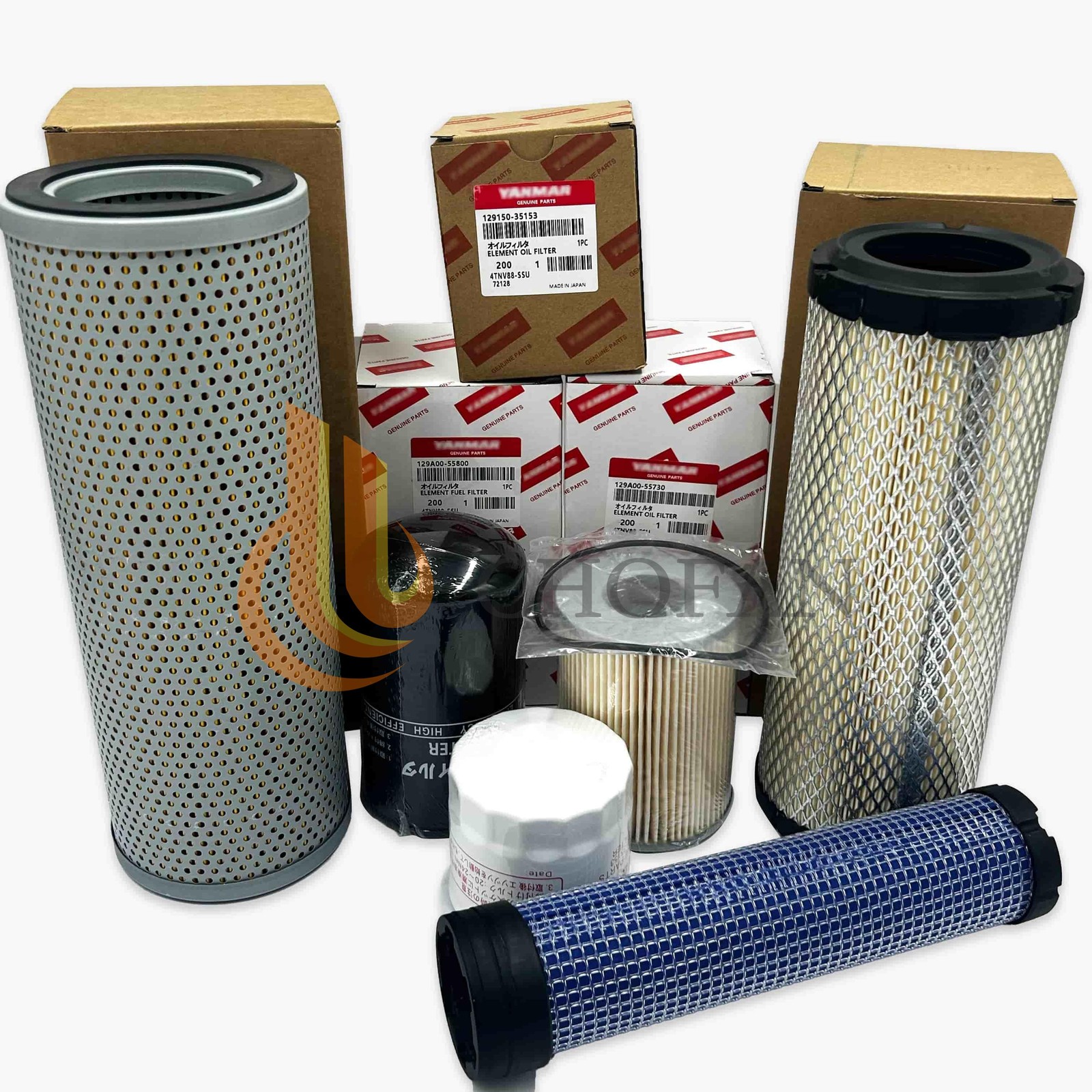 OEM Maintenance Filter Kit For Takeuchi TB240 Tier 4 Compact Excavator