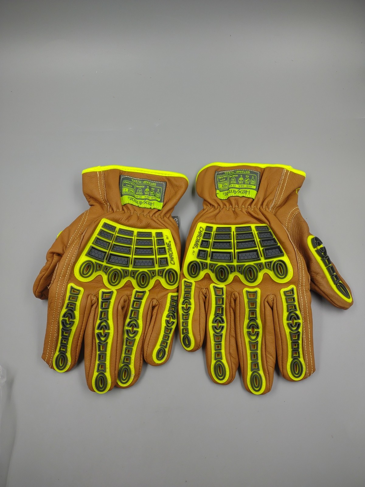HexArmor Chrome SLT 5072IMP Goatskin Work Gloves ~ Size: 11/XXL