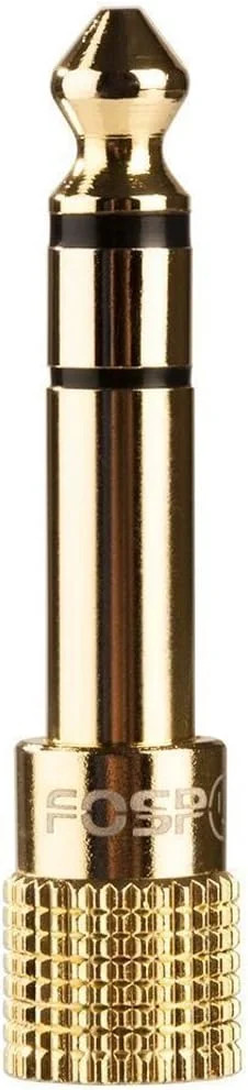6.35mm (1/4 inch) Male to 3.5mm (1/8 inch) Female 3-Conductor TRS AUX Stereo Aud