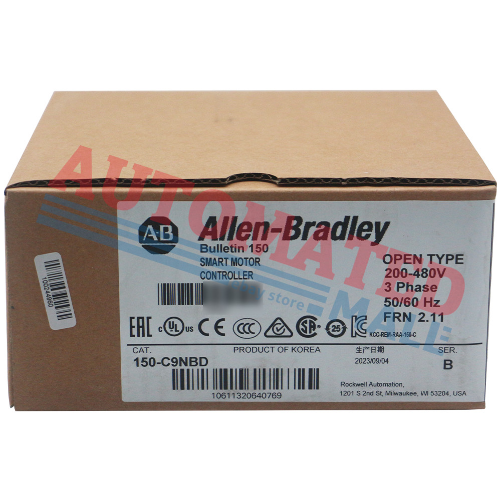 New SMC-3 9A Smart Motor Controller 3-Phase 150-C9NBD Allen Bradley