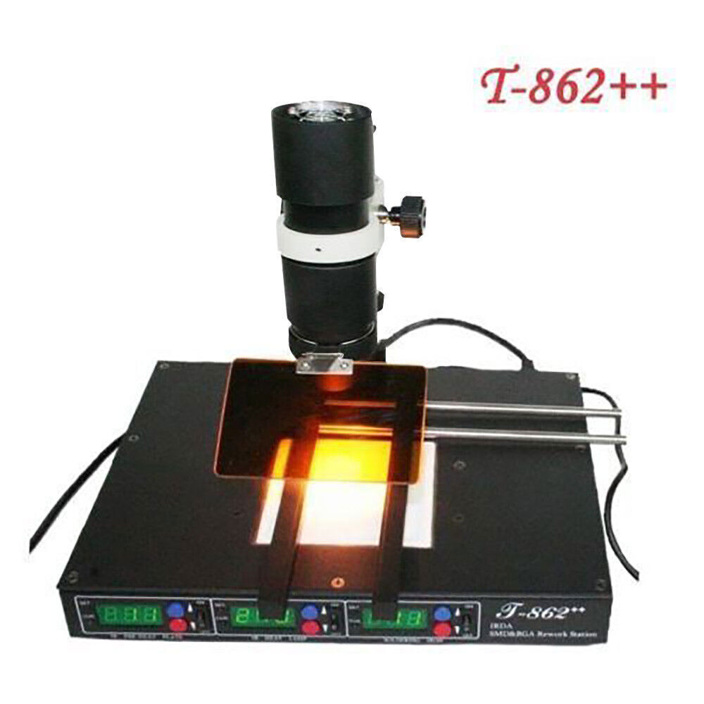 BGA Rework Station IR6500/T862++ IRDA Welder Infrared SMT SMD Reballing Station