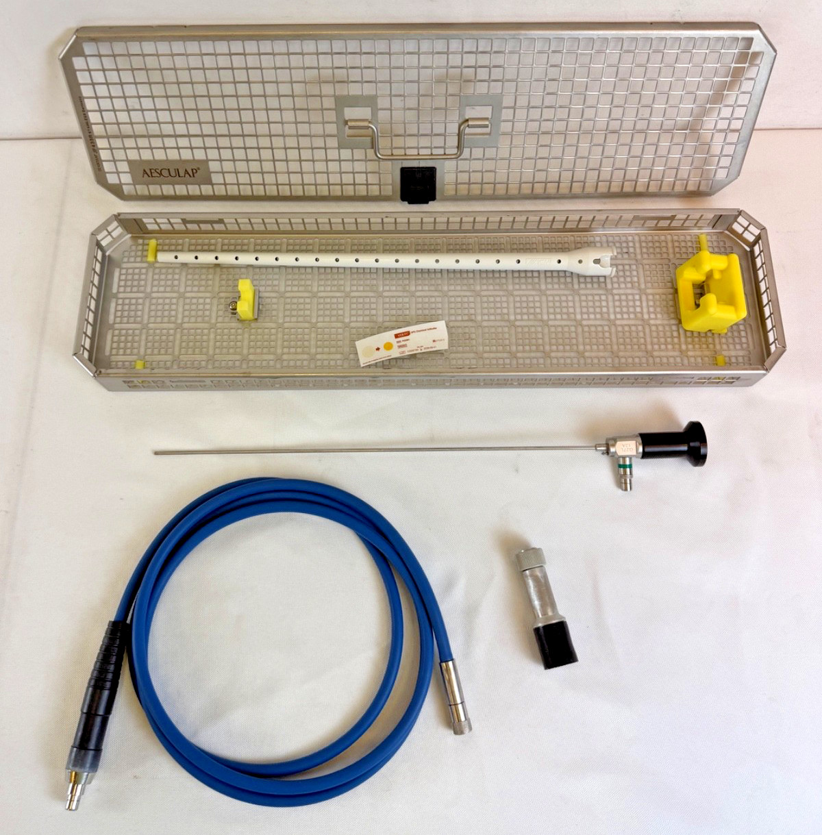 ACMI G27L-12A Hysteroscope 2.7mm x 12° x 32cm w/ Adapter Light Cord & Case OBGYN
