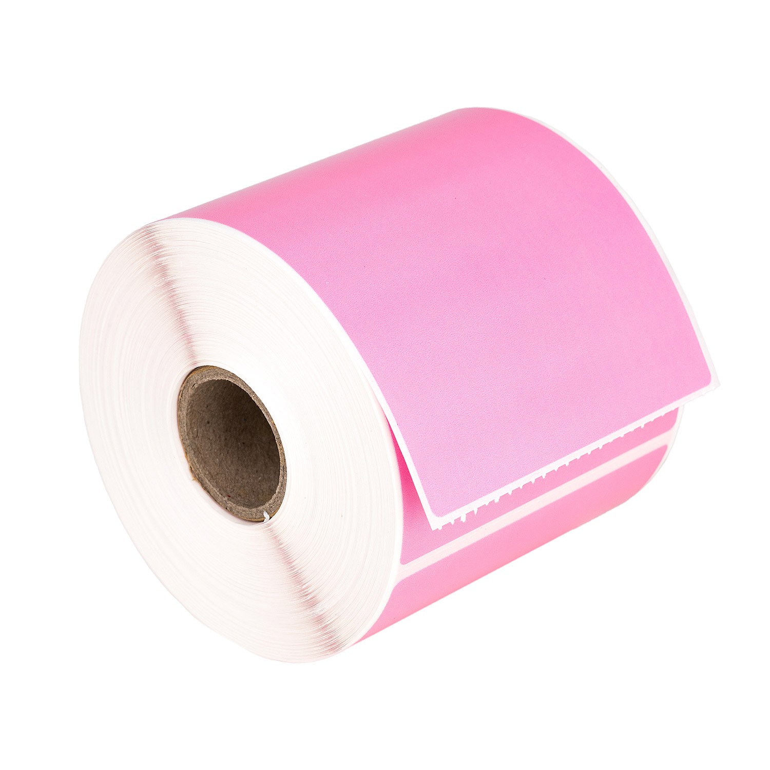 HOUSELABELS 3″x5″ Direct Thermal PINK Labels, 1″ Core – 1 Roll