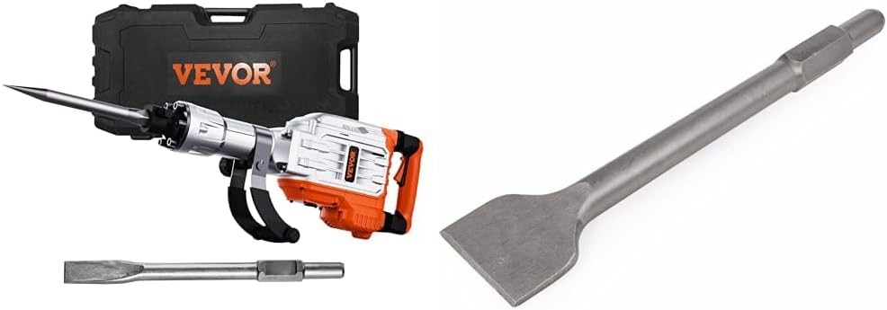 VEVOR 3500W Electric Demolition Jack Hammer 1900 BPM