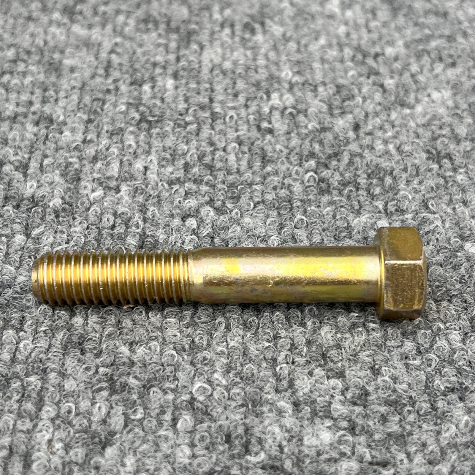 1/2″-13×3-1/2″ Hex Cap Screws Grade L-9 Bolts USA Zinc Yellow LOT OF 5