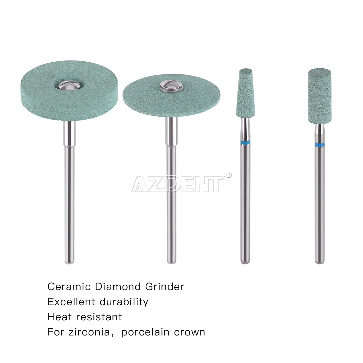Dental Ceramic Diamond Grinder Zirconia Porcelain Polisher HP / RA 2.35mm