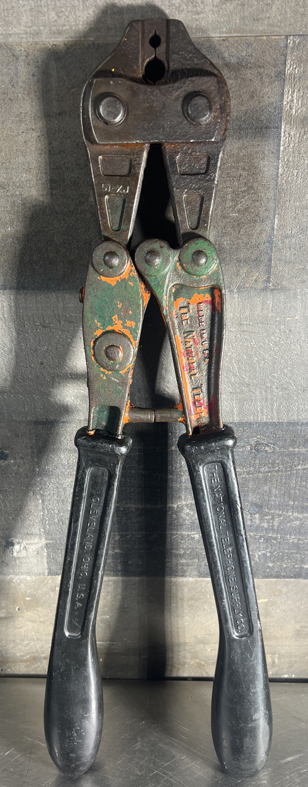 National Telephone Supply Co. Nicropress 51 XJ Manual Swaging Tool. ID #2