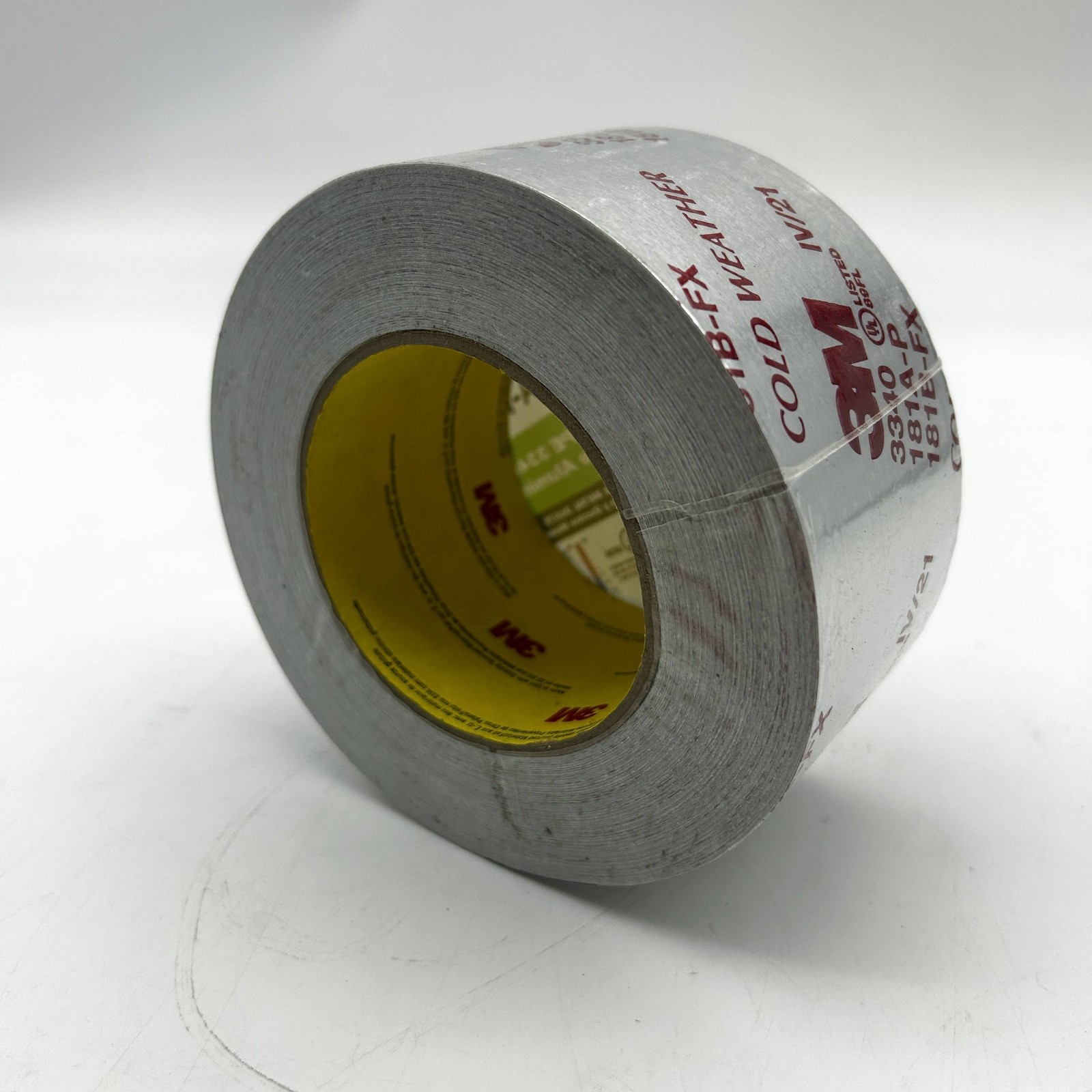 3M Aluminum Foil Tape 3340 2.5″ x 50 yd 4.0 mil Silver HVAC Sealing and Patching