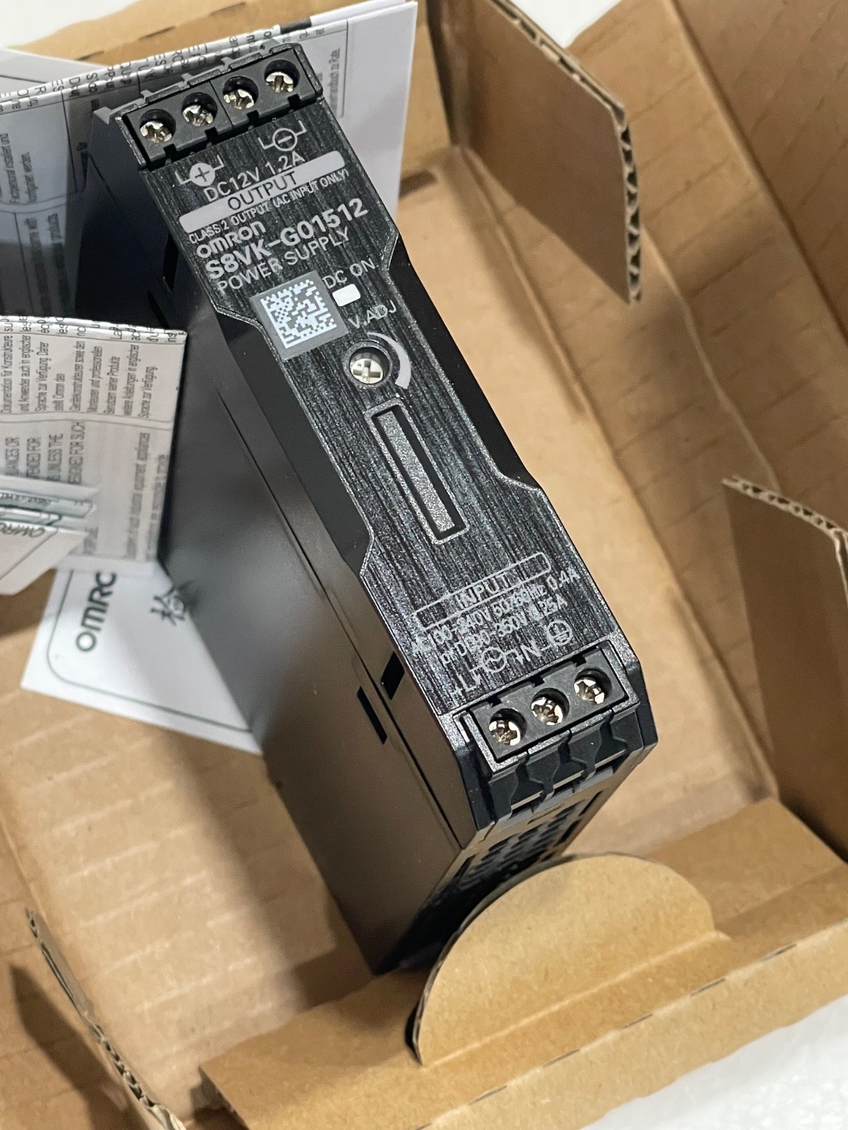 Omron S8VK-G01512 Power Supply 12v-dc 1.2 Amp 100-240v-ac