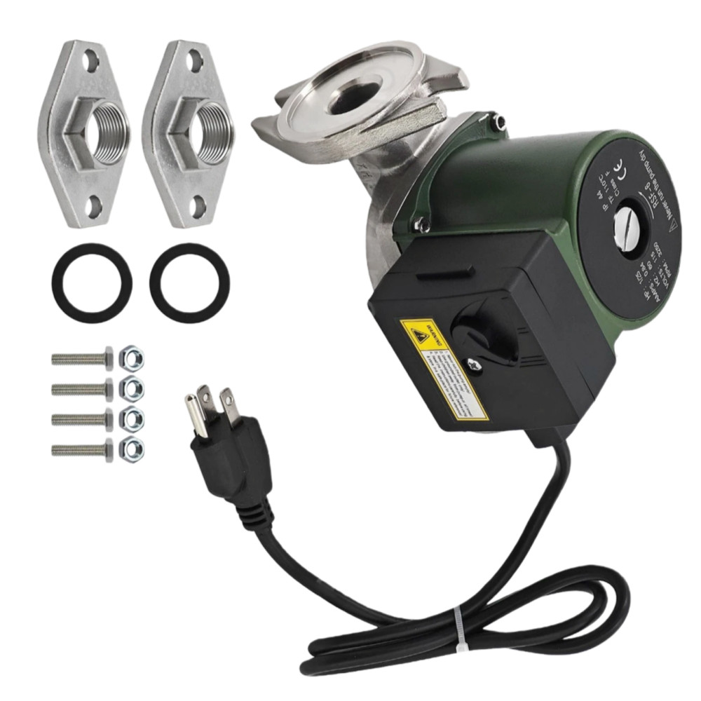 Stainless Steel Circulator Pump 115V 1/25hp 008-SF6 Fits For Hardy Boiler Taco