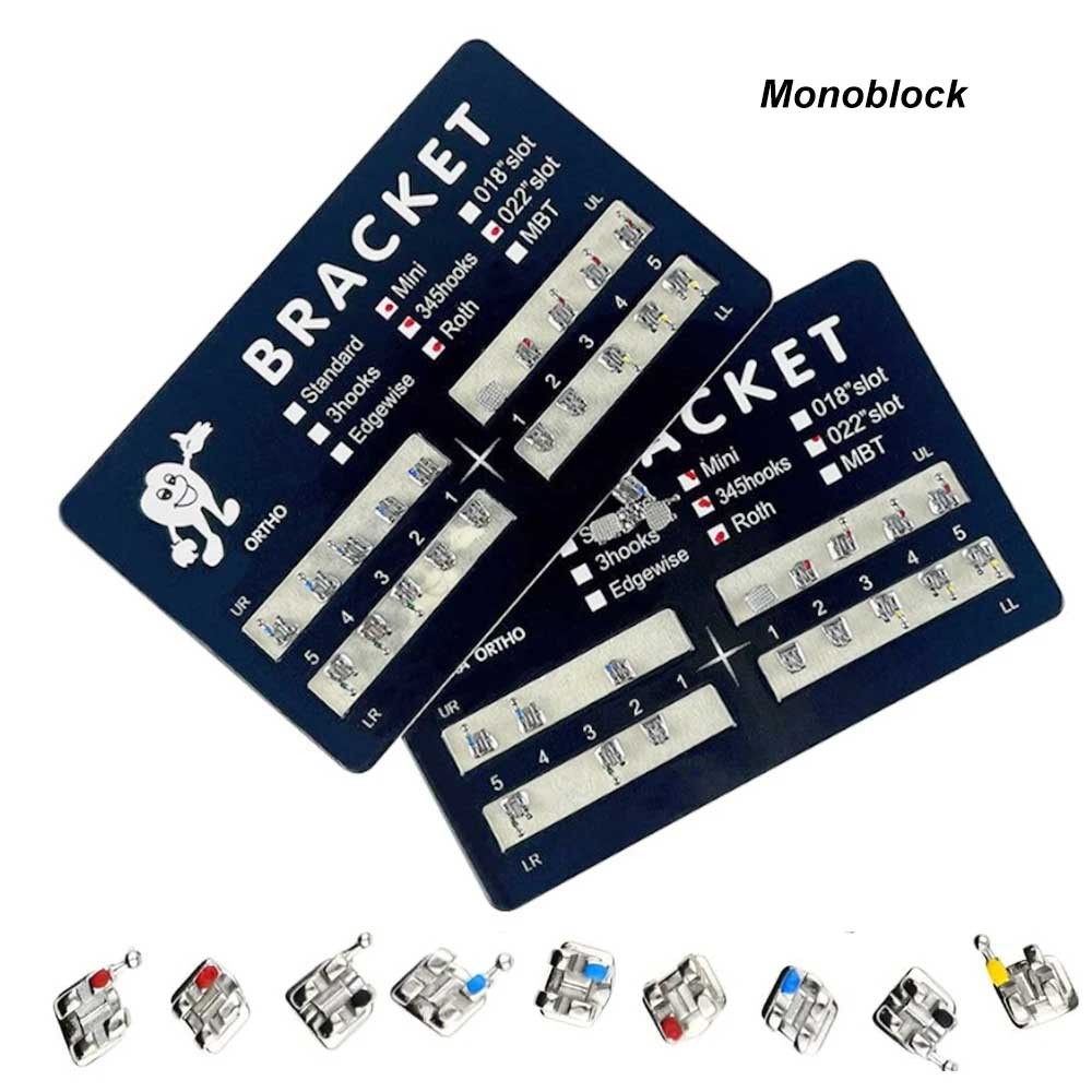 Dental Orthodontic Self Ligating Braces Bracket Mini Roth.022 Hooks 345