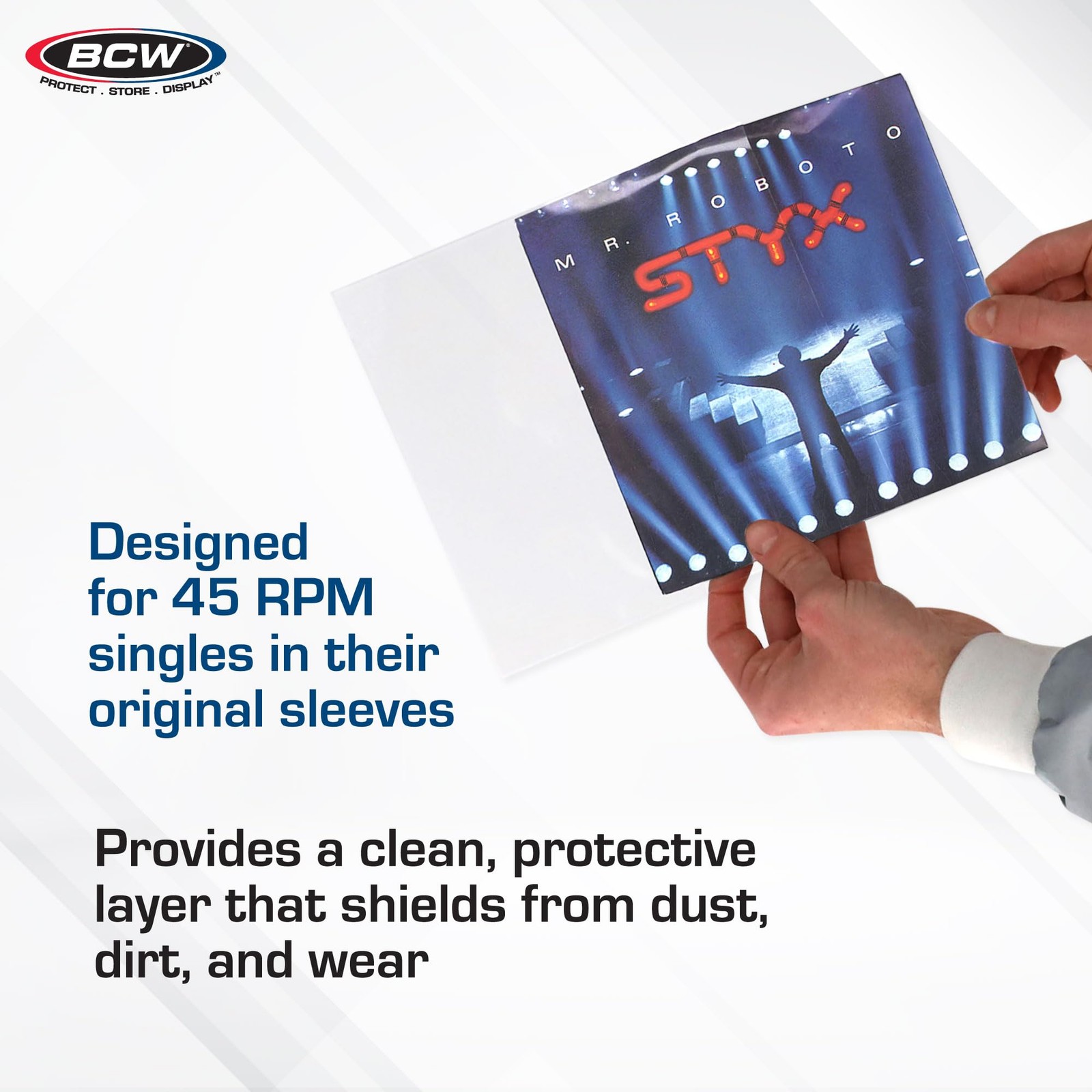 4 Mil Record Sleeves (7 Inch) | Clear Polypropylene Vinyl Album Protectors fo…