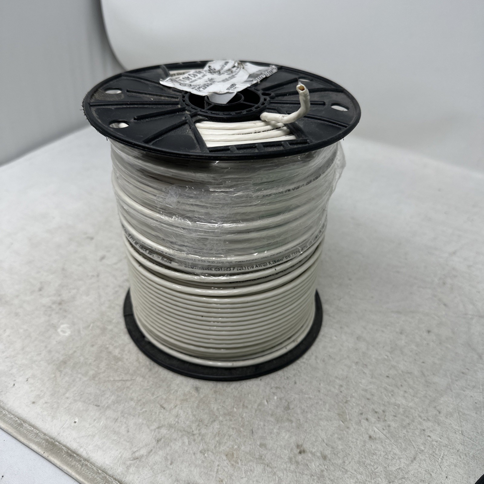 Southwire THHN 10 Str Cu We 500SpC Insulated Wire 500′ – White